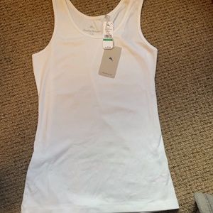 White Ribbed Tommy Bahama Tank Top